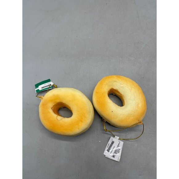Kurt Adler sweet scoops blue sprinkle donut ornaments set of 2 squishy 3.5" READ - Picture 6 of 9